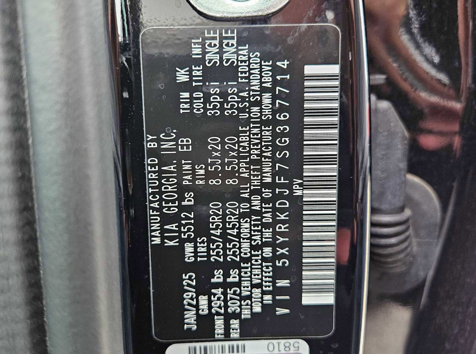 Certified 2025 Kia Sorento SX Prestige w/ Sage Leather Package image 37