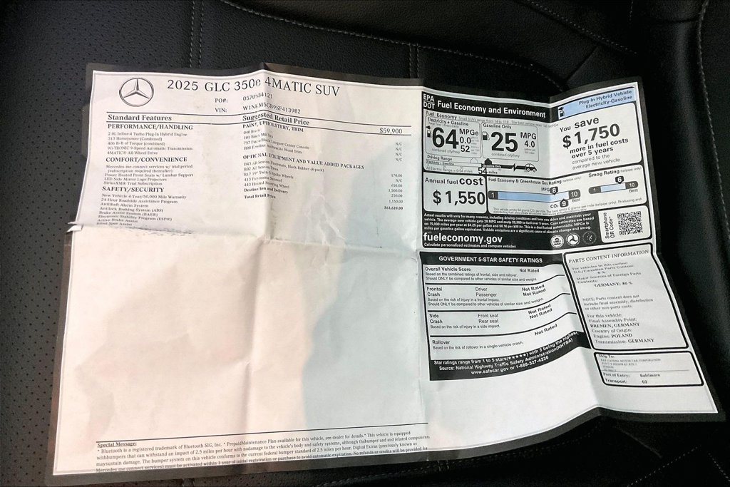 Certified 2025 Mercedes-Benz GLC 350e 4MATIC image 21