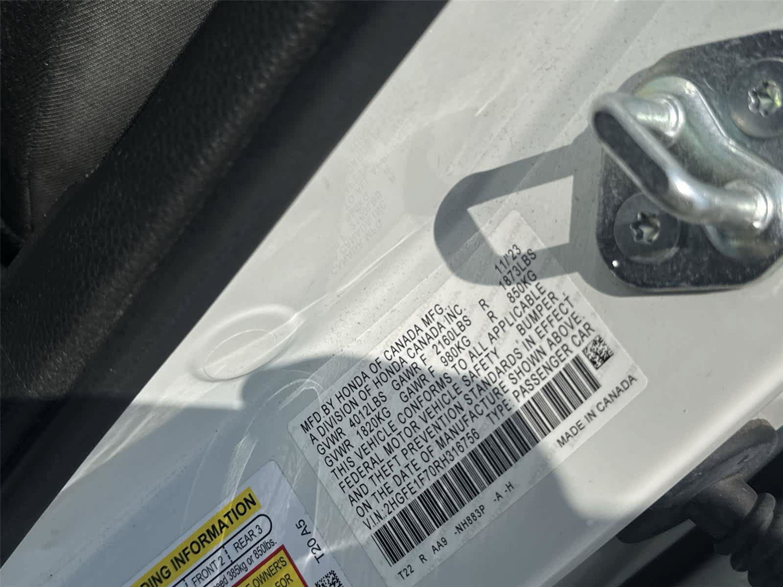 Used 2024 Honda Civic EX image 33