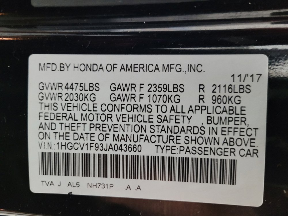 Used 2018 Honda Accord Touring image 33