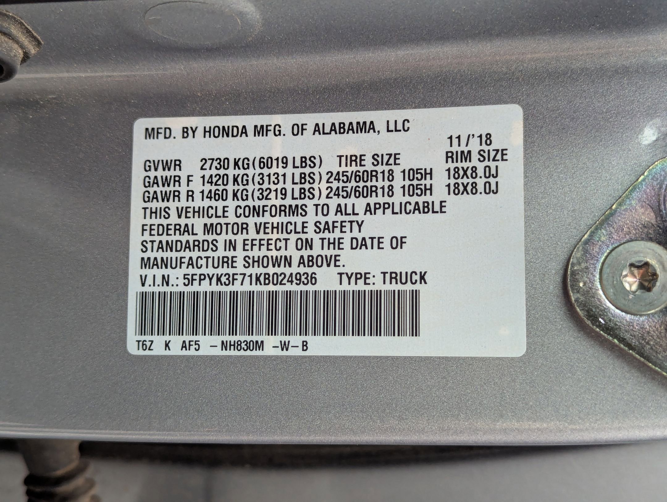 Used 2019 Honda Ridgeline RTL-E image 30