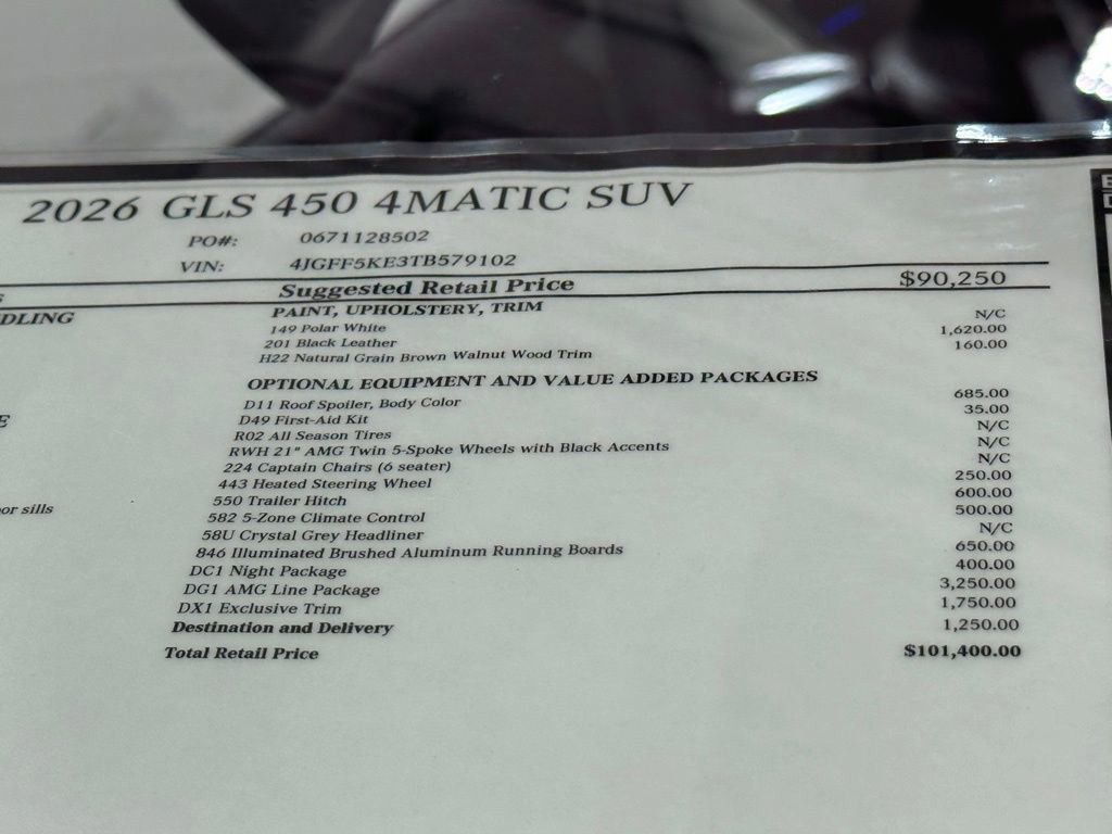 New 2026 Mercedes-Benz GLS 450 4MATIC image 19