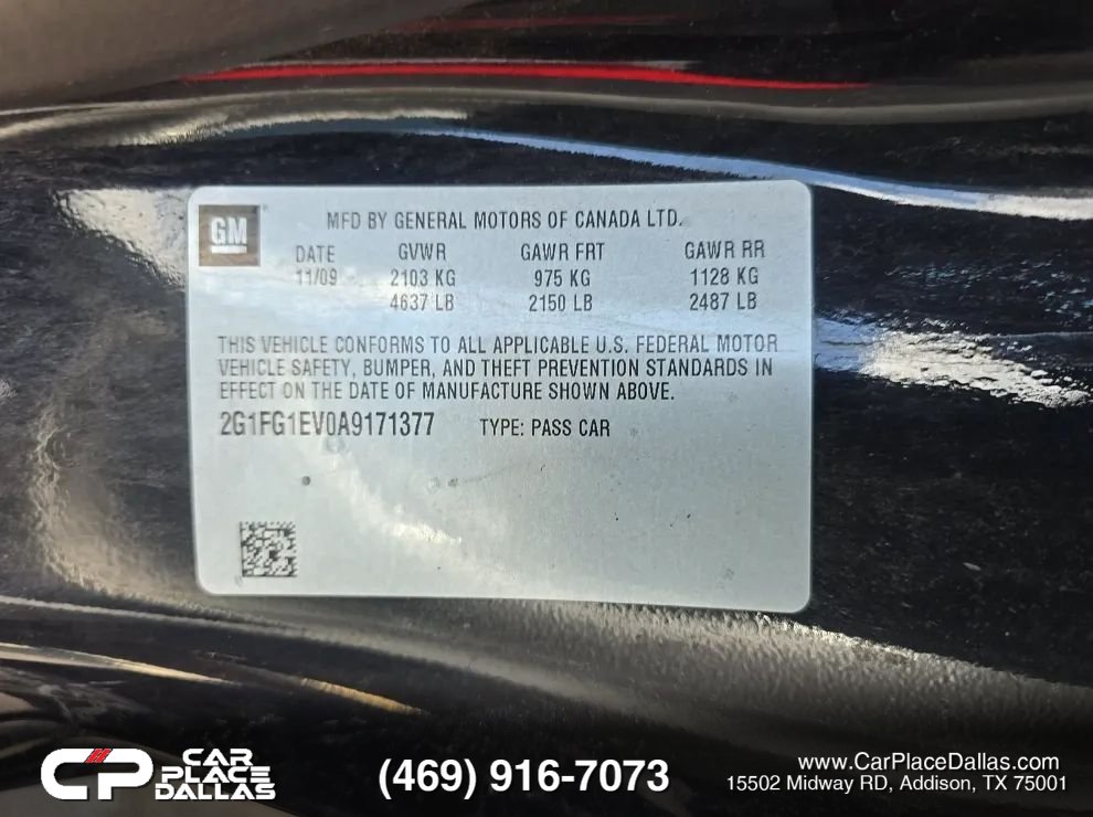 Used 2010 Chevrolet Camaro LT w/ RS Package RWD image 9