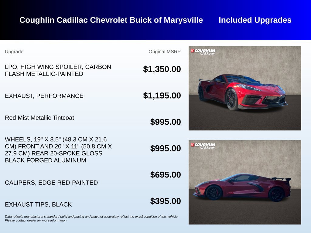 Used 2023 Chevrolet Corvette Stingray Preferred Cpe w/ 2LT RWD image 3