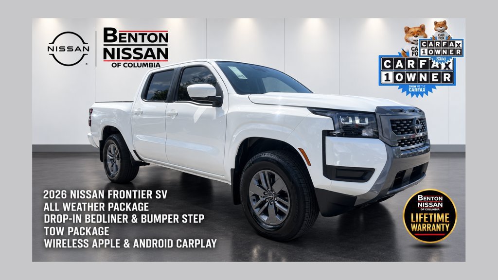Certified 2026 Nissan Frontier SV w/ All-Weather Content Package