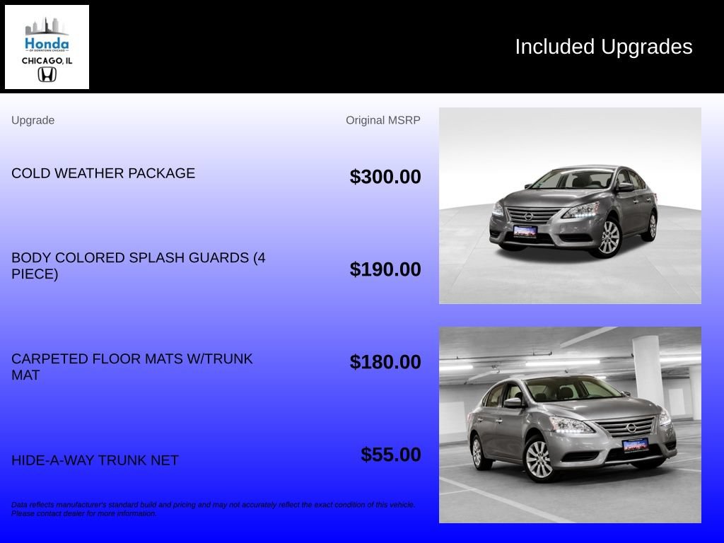 Used 2015 Nissan Sentra SV w/ Cold Weather Package FWD image 10