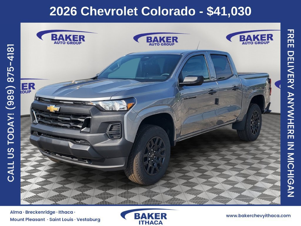 New 2026 Chevrolet Colorado W/T w/ WT Custom Package AWD/4WD image 4