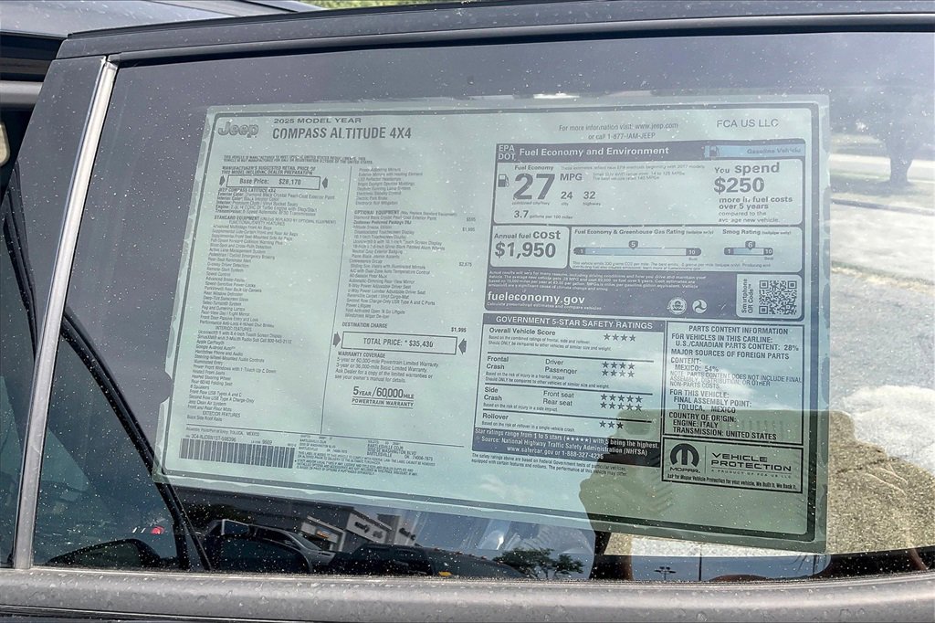 New 2025 Jeep Compass Latitude w/ Convenience Group image 14