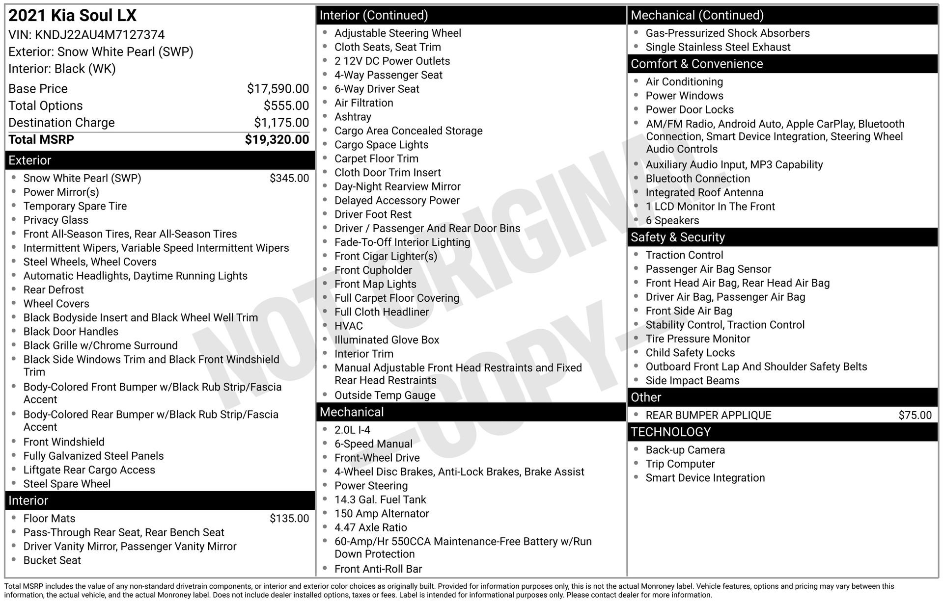 Used 2021 Kia Soul LX image 19