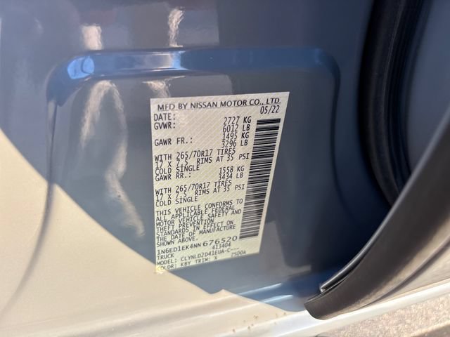 Used 2022 Nissan Frontier PRO-4X AWD/4WD image 33