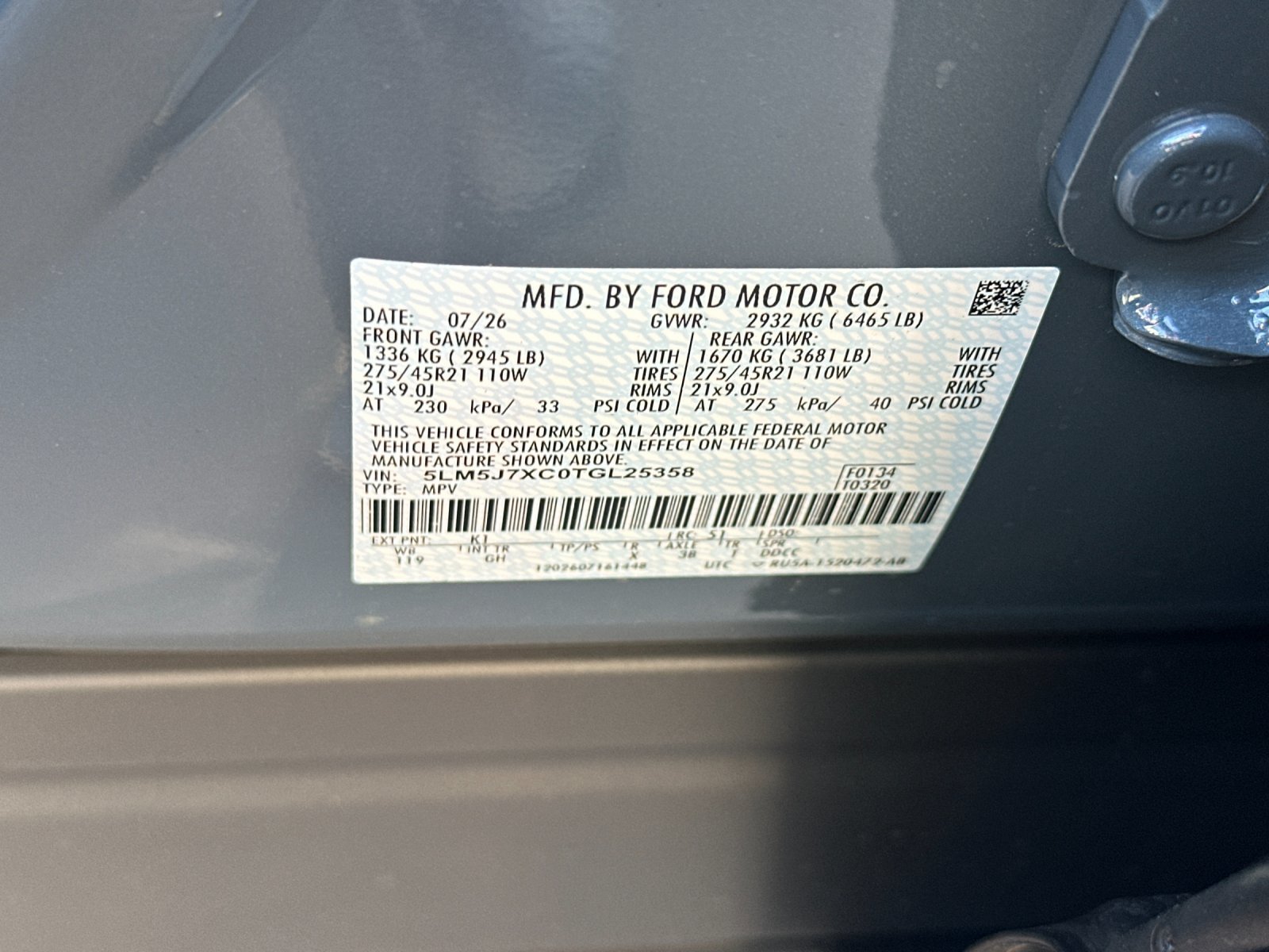 New 2026 Lincoln Aviator Reserve AWD/4WD image 26