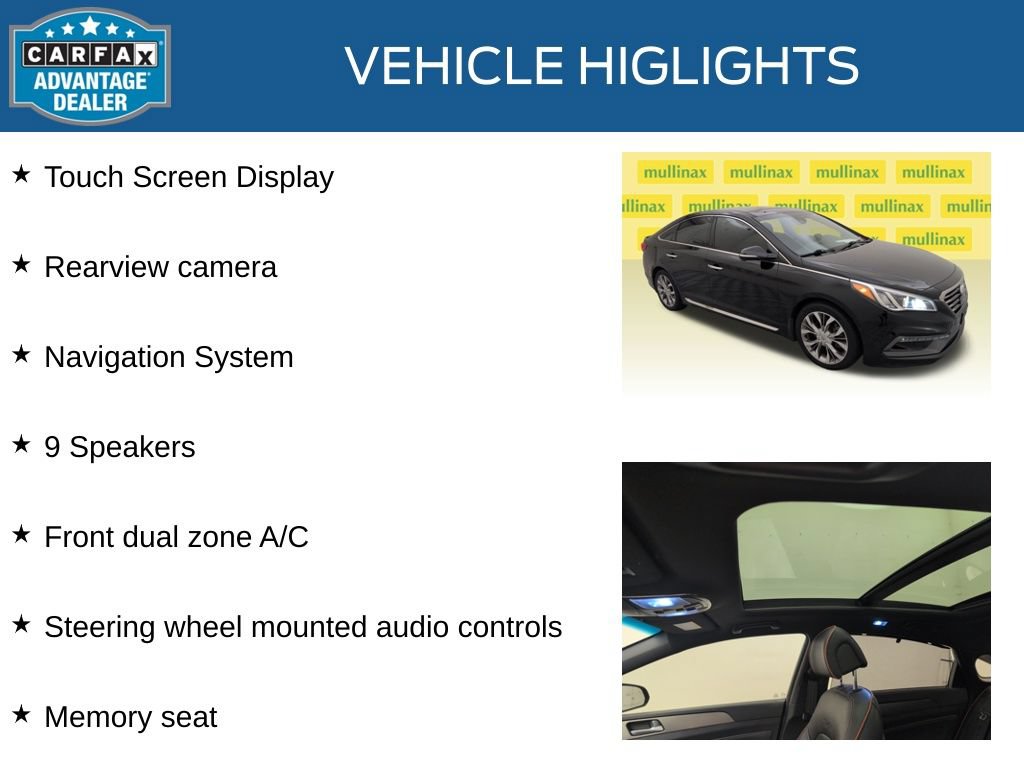 Used 2015 Hyundai Sonata Limited 2.0T FWD image 21