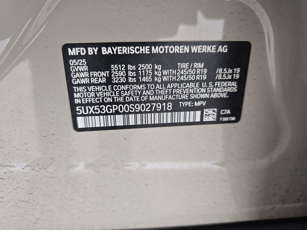 Used 2025 BMW X3 xDrive30i w/ Convenience Package AWD/4WD image 33