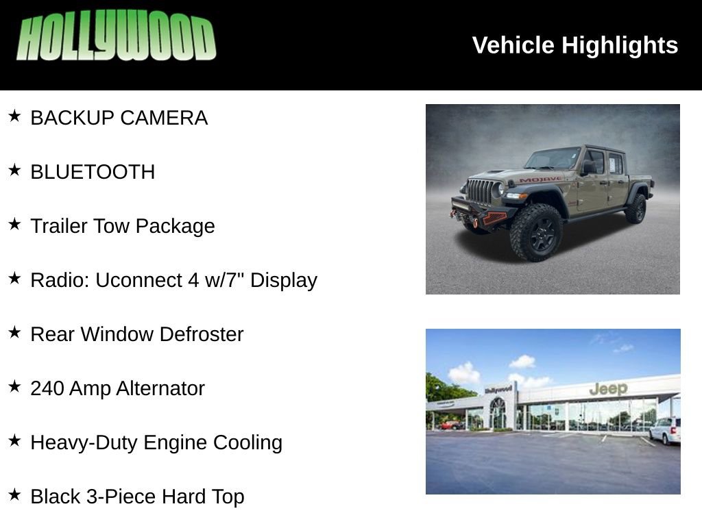 Used 2020 Jeep Gladiator Mojave w/ Trailer Tow Package image 3