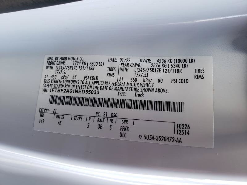 Used 2022 Ford F250 XL w/ Power Equipment Group RWD image 23