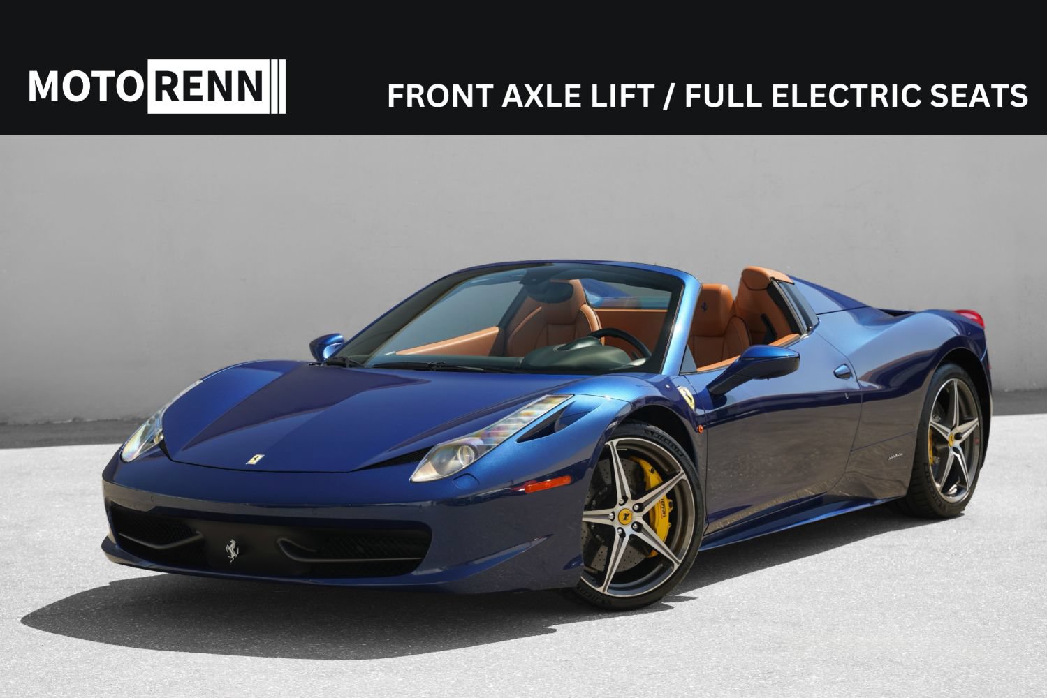 Used 2015 Ferrari 458 Spider RWD image 1