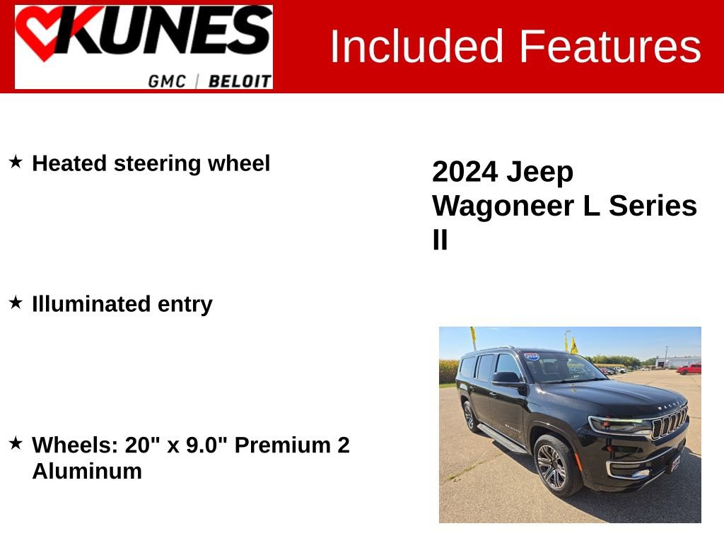 Used 2024 Jeep Wagoneer L Series II w/ Flexible Seating Group image 3