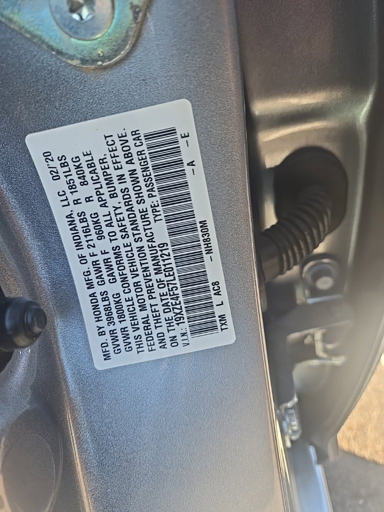 Certified 2020 Honda Insight EX image 28
