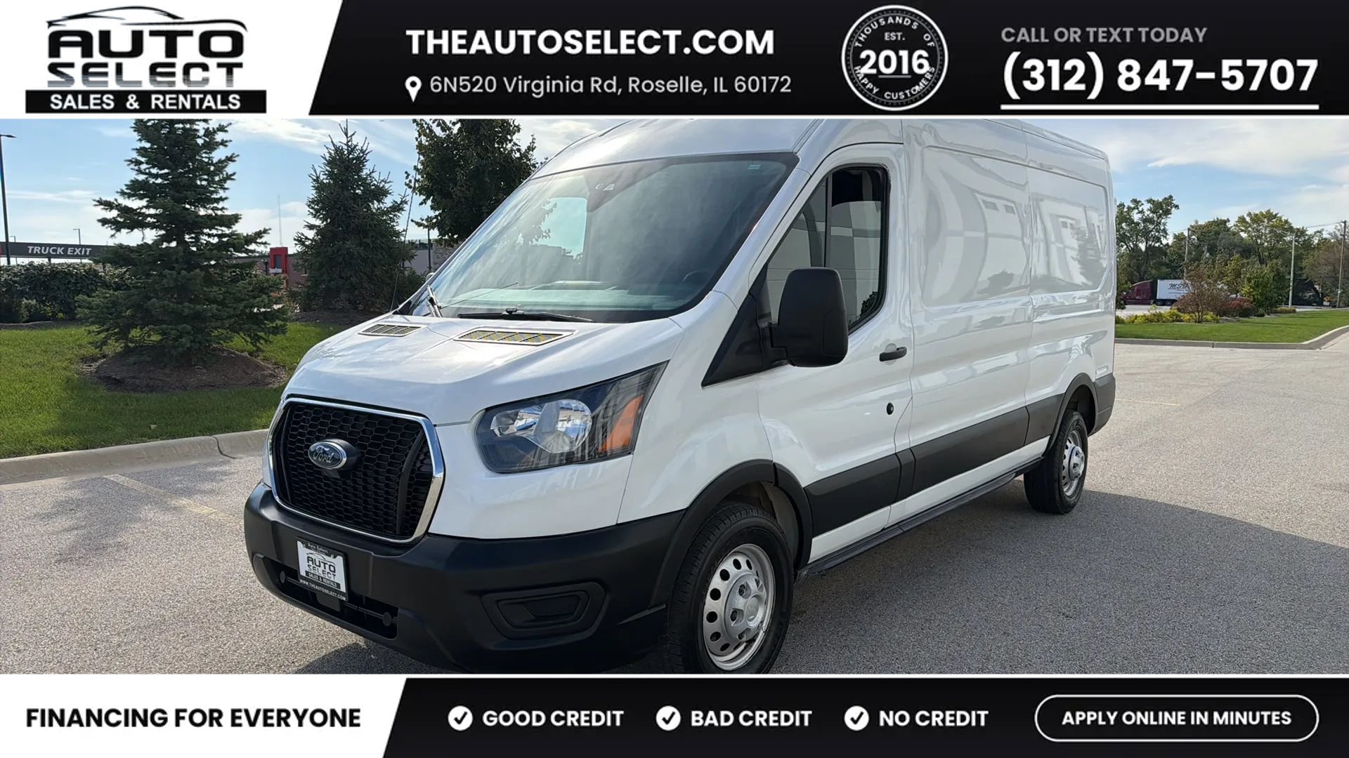 Used 2023 Ford Transit 250 Medium Roof AWD w/ Load Area Protection Package