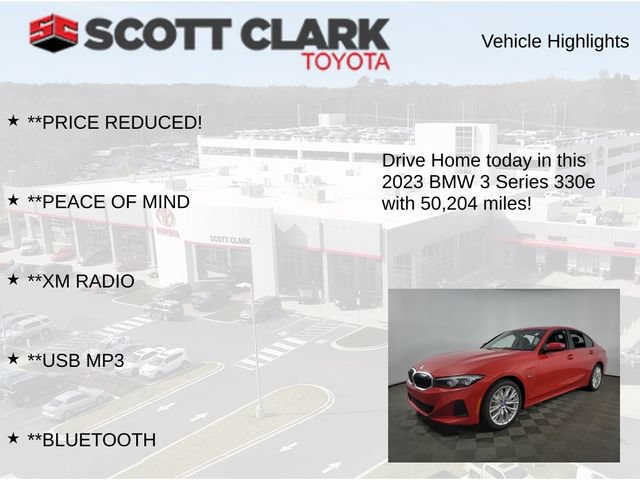 Used 2023 BMW 330e w/ Premium Package RWD image 8