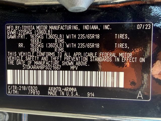 Used 2023 Toyota Highlander XLE FWD image 26