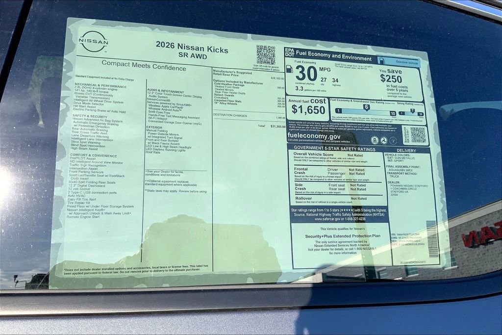 New 2026 Nissan Kicks SR w/ Cold Weather Package image 14