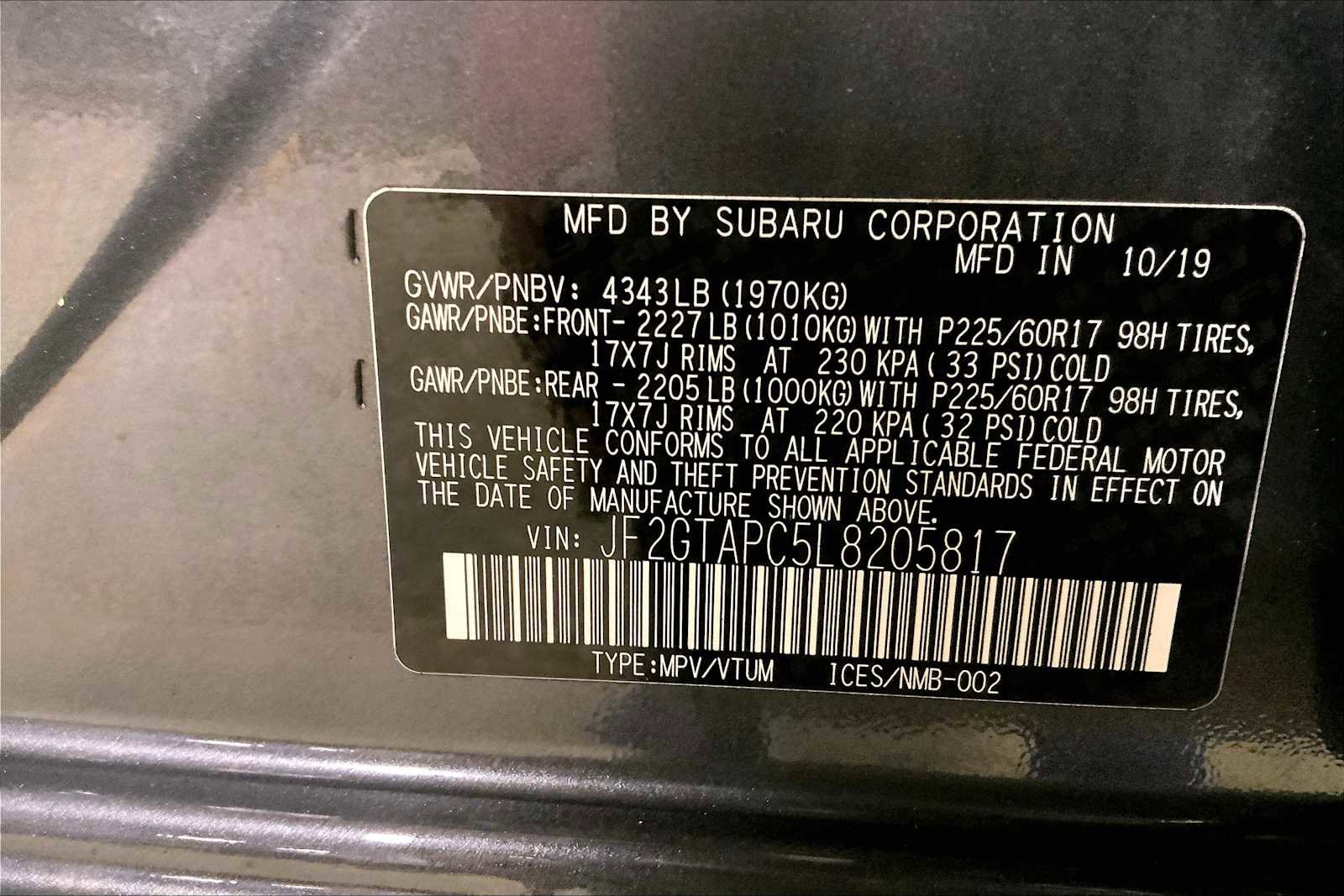 Used 2020 Subaru Crosstrek 2.0i Premium image 32