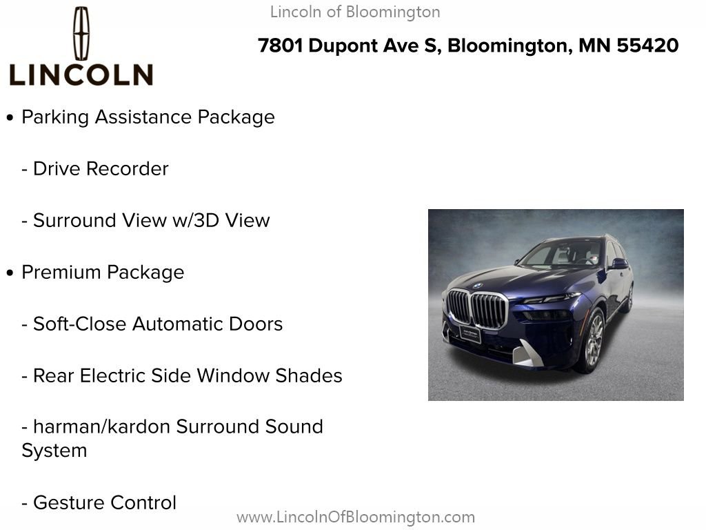 Used 2023 BMW X7 xDrive40i w/ Premium Package AWD/4WD image 9