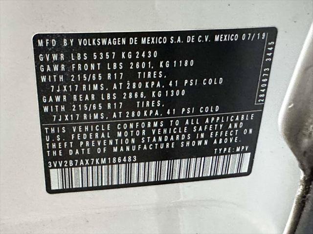 Used 2019 Volkswagen Tiguan SE w/ Panoramic Sunroof Package AWD/4WD image 36