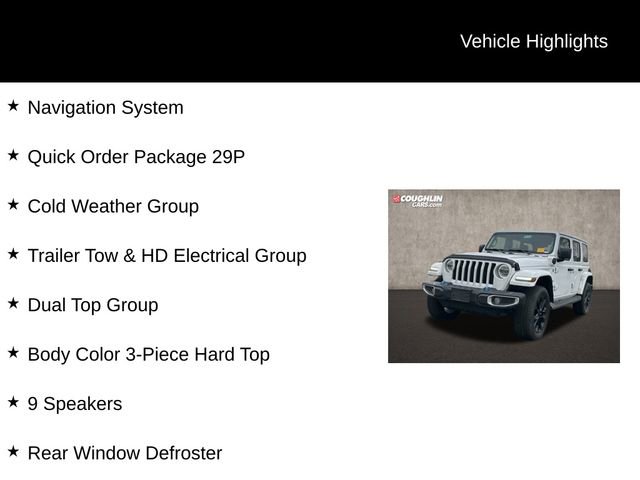 Used 2022 Jeep Wrangler Unlimited Sahara 4xe w/ Dual Top Group image 2