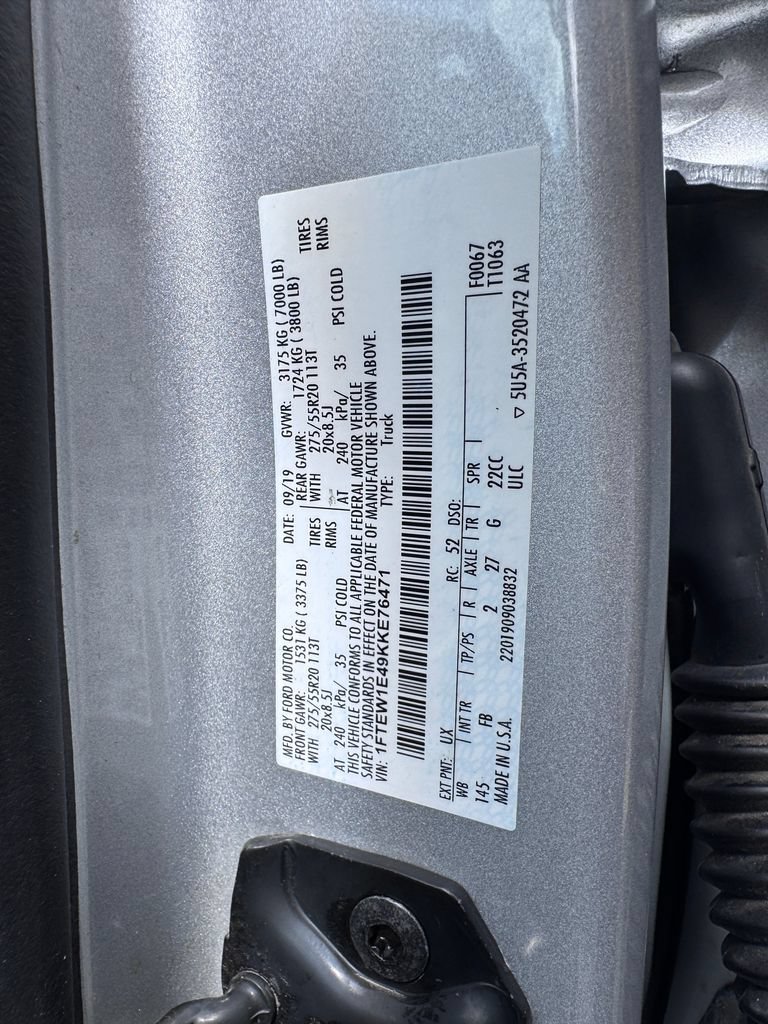 Used 2019 Ford F150 XLT w/ Equipment Group 302A Luxury AWD/4WD image 39