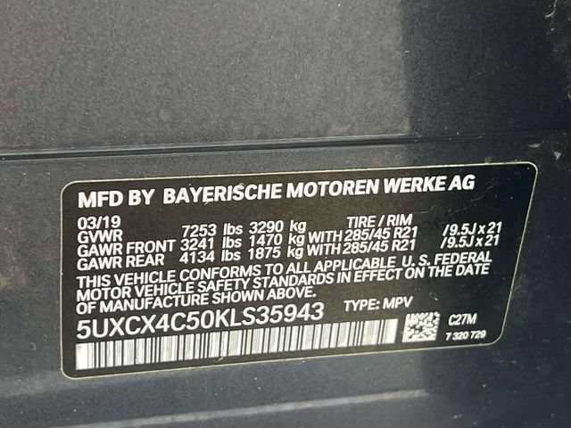 Used 2019 BMW X7 xDrive50i w/ Premium Package AWD/4WD image 25
