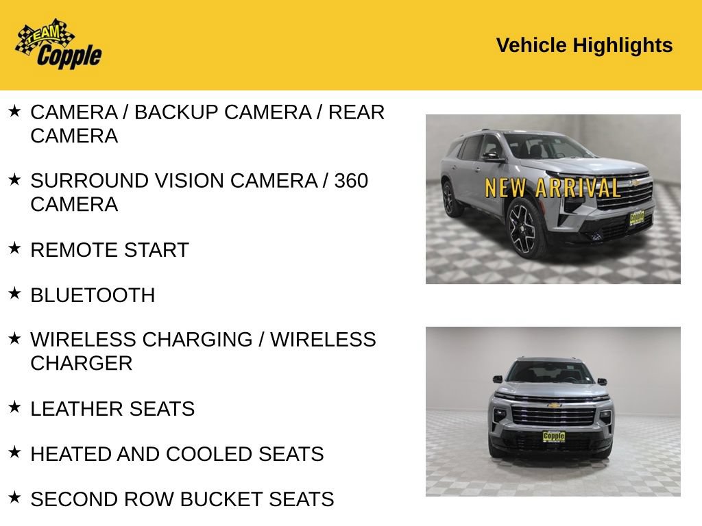 Used 2026 Chevrolet Traverse High Country w/ LPO, Floor Liner Package AWD/4WD image 3
