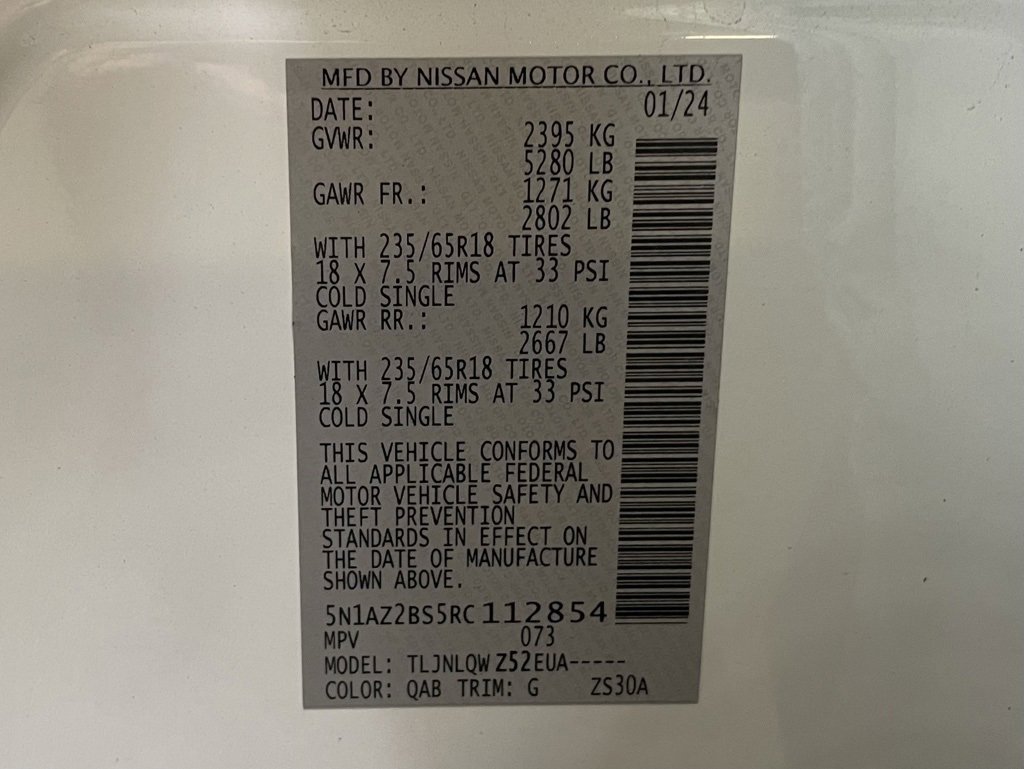 Certified 2024 Nissan Murano SV image 11