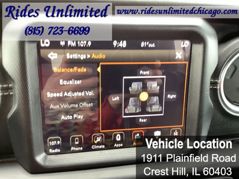 Used 2019 Jeep Wrangler Unlimited Sahara w/ Uconnect 4C Nav & Sound Group AWD/4WD image 17