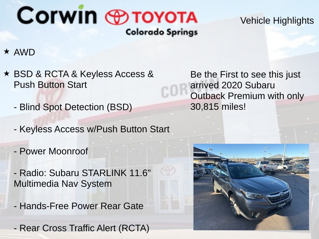 Used 2020 Subaru Outback Premium image 4