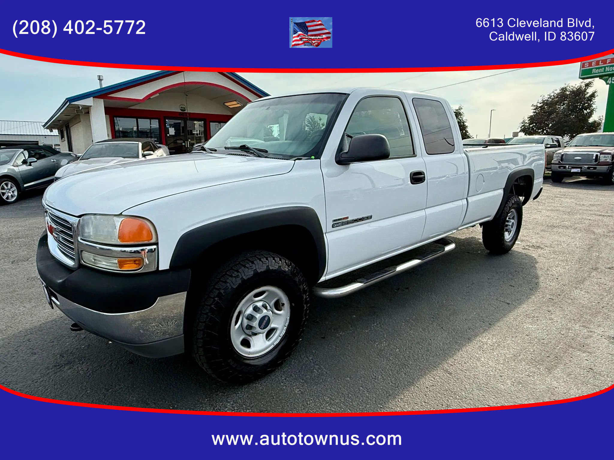 Used 2001 GMC Sierra 2500 4x4 Extended Cab HD