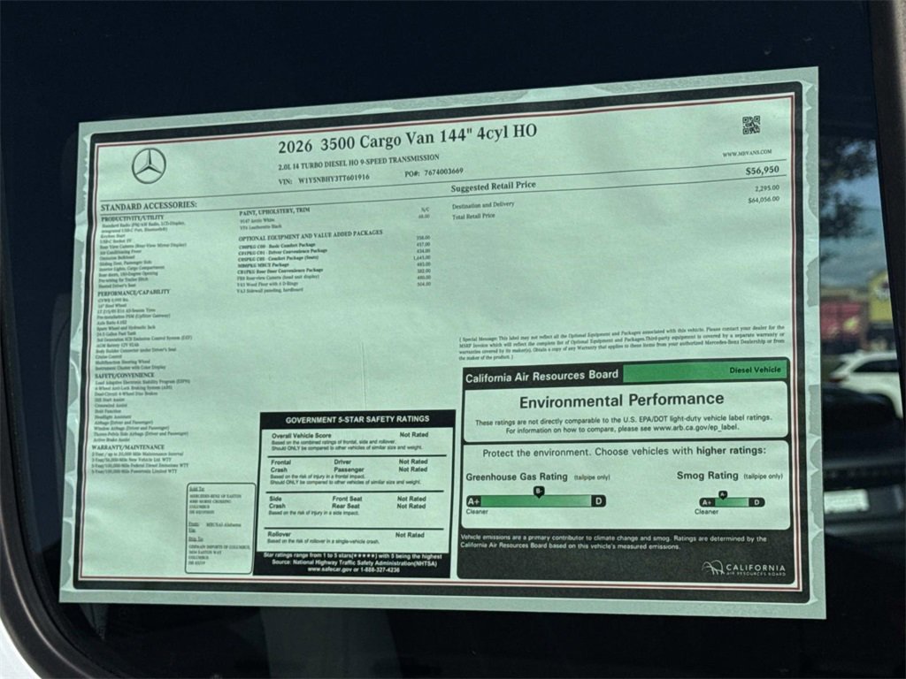 New 2026 Mercedes-Benz Sprinter 144 Cargo image 8