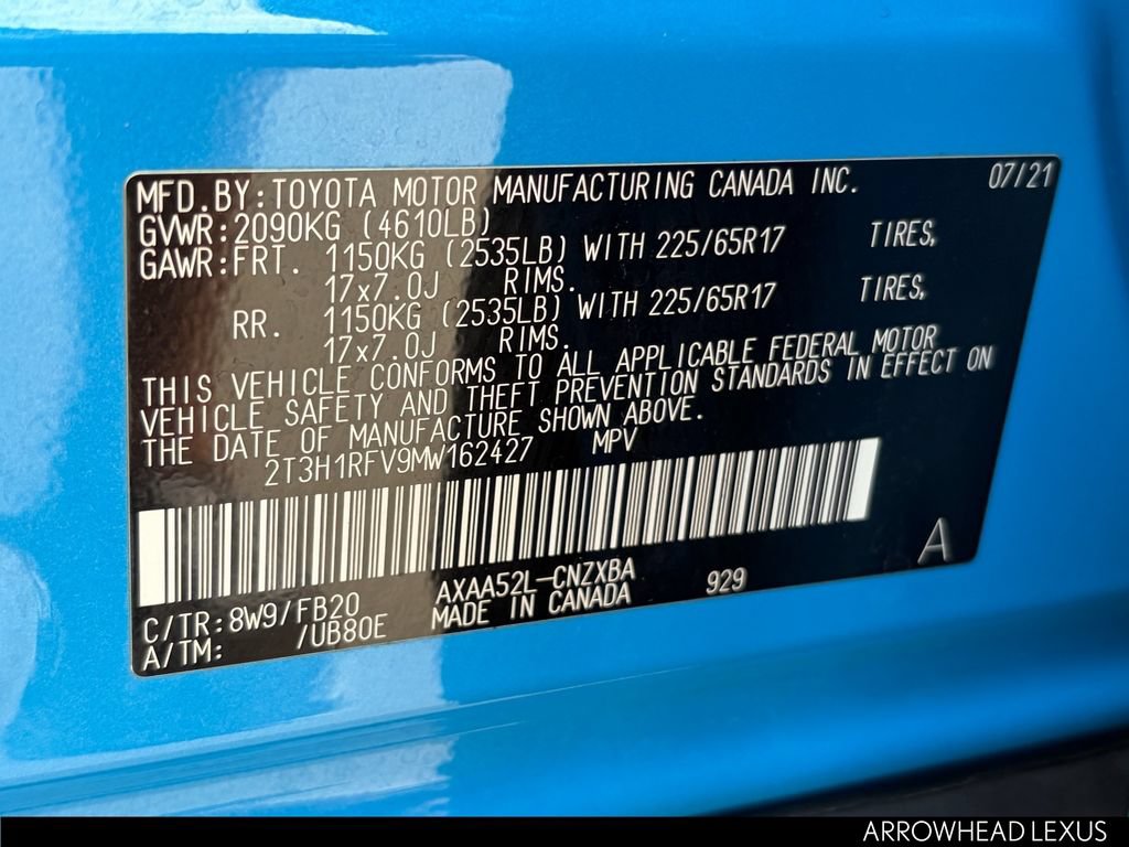 Used 2021 Toyota RAV4 LE w/ Carpet Mat Package (TMS) FWD image 33