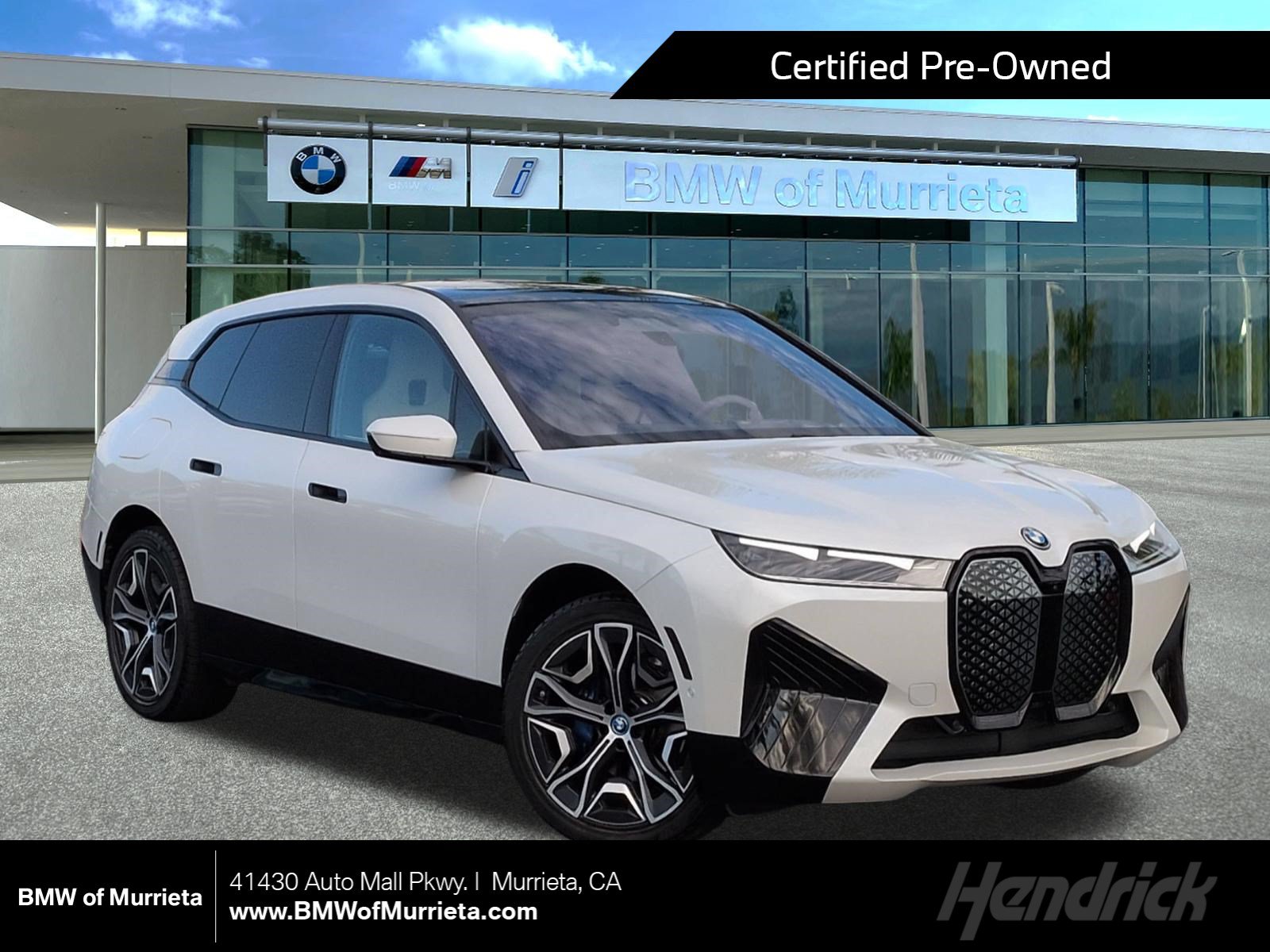 Certified 2025 BMW iX xDrive50 w/ Premium Package AWD/4WD image 1