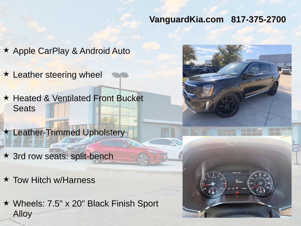 Used 2020 Kia Telluride SX w/ Towing Package FWD image 18