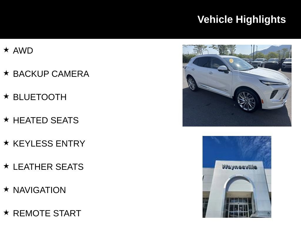 Used 2025 Buick Envision Avenir AWD/4WD image 2