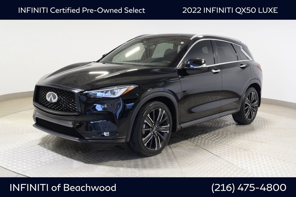 Certified 2022 INFINITI QX50 Luxe w/ Appearance Package