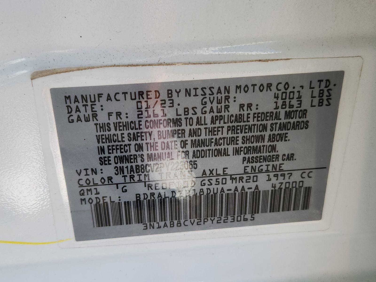 Used 2023 Nissan Sentra SV FWD image 15