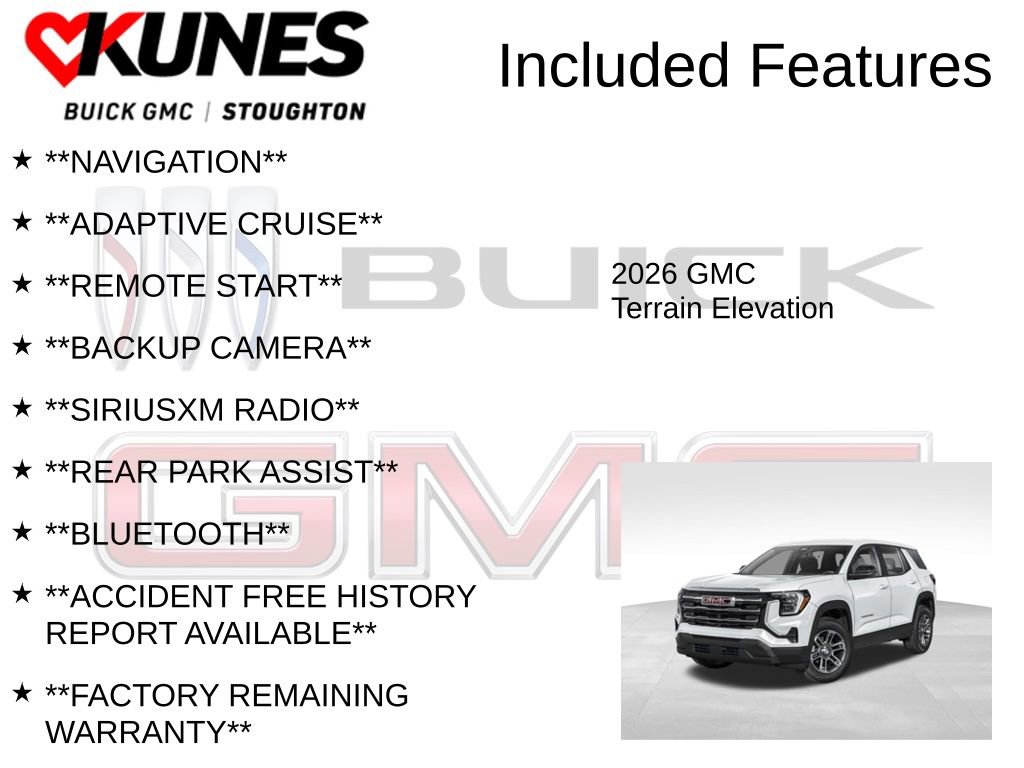 New 2026 GMC Terrain Elevation image 2