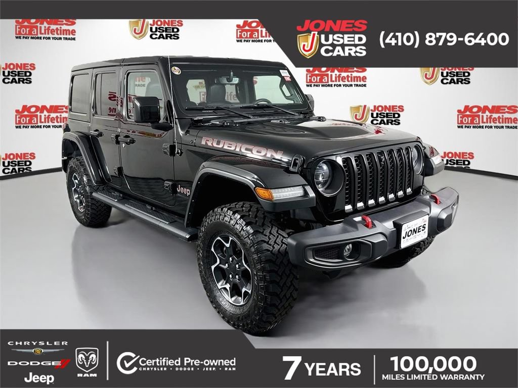 Used 2023 Jeep Wrangler Unlimited Rubicon w/ LED Lighting Group