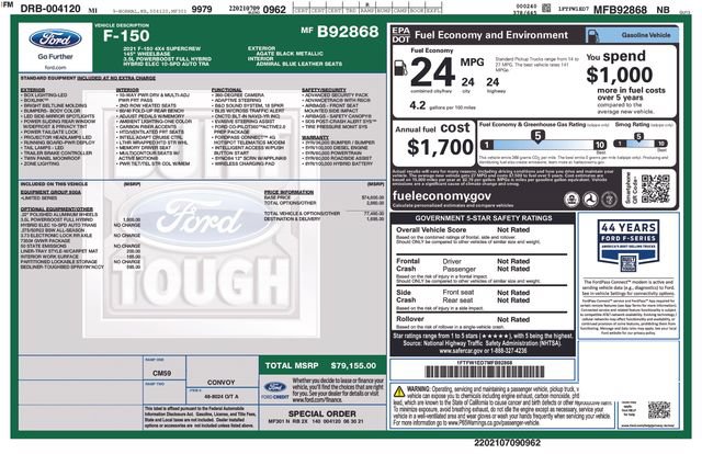 Used 2021 Ford F150 Limited AWD/4WD image 13
