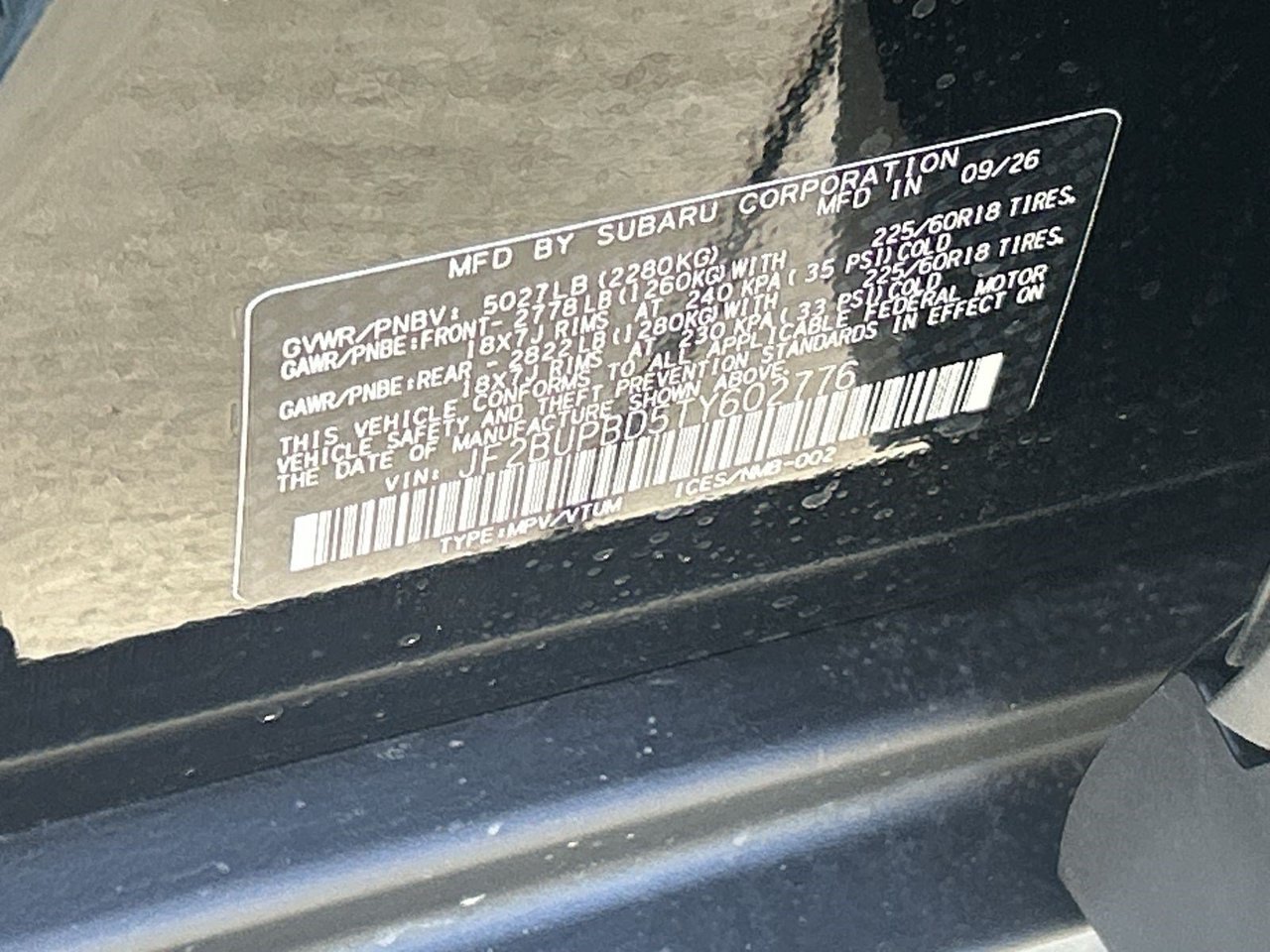 New 2026 Subaru Outback Premium AWD/4WD image 28