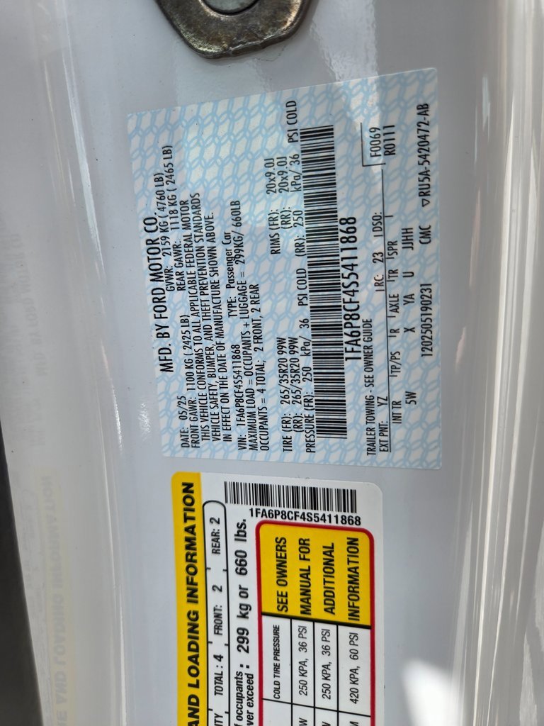 New 2025 Ford Mustang GT Premium image 10