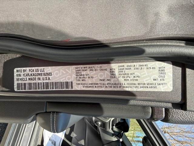 Used 2021 Jeep Grand Cherokee L Laredo AWD/4WD image 33